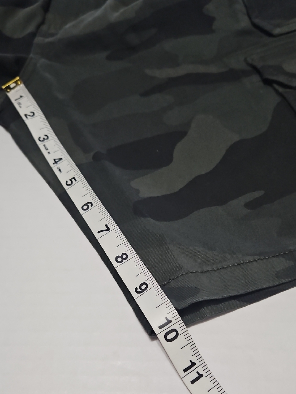 Iron Clothing Co Jungle  Green Camo Men's Stretch Cargo Shorts Size 32 - Picture 6 of 12